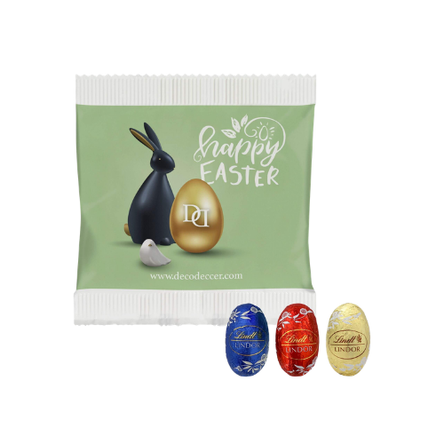 3er Lindor Mini Eier im Papiertütchen- inkl. Layoutservice (Siehe Beschreibung)