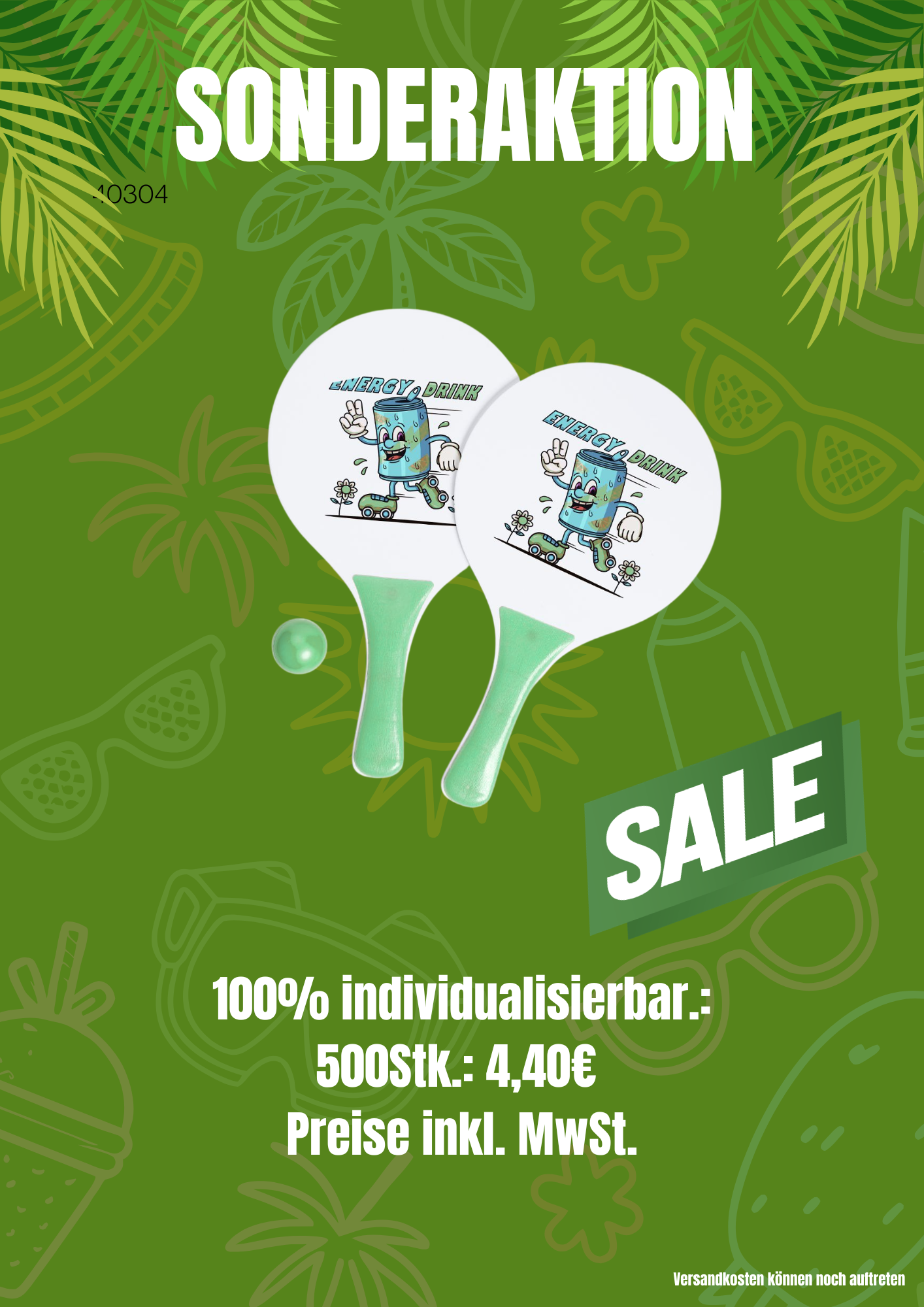 Sonderaktion-Strandschläger-ab 4,40€ inkl. Druck und MwSt.