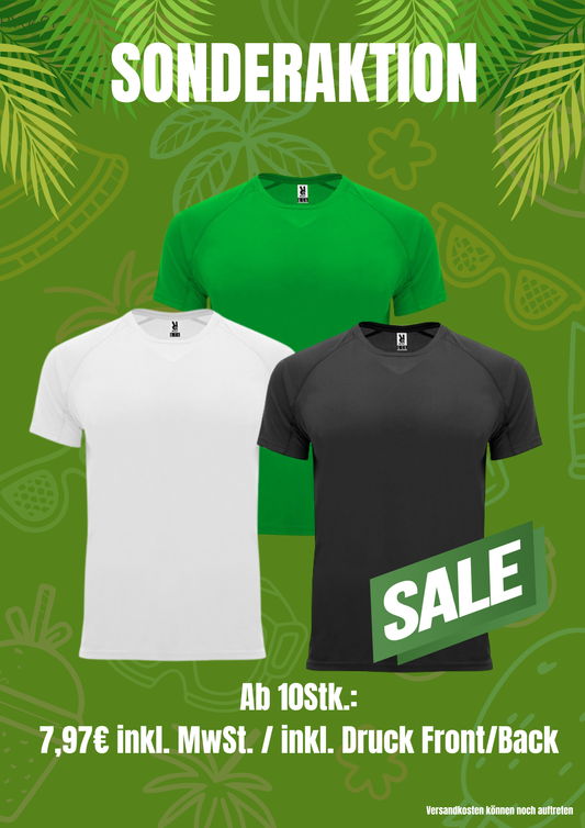 Sonderaktion-Sport-Shirts/ ab 7,97€ inkl. Druck und MwSt.