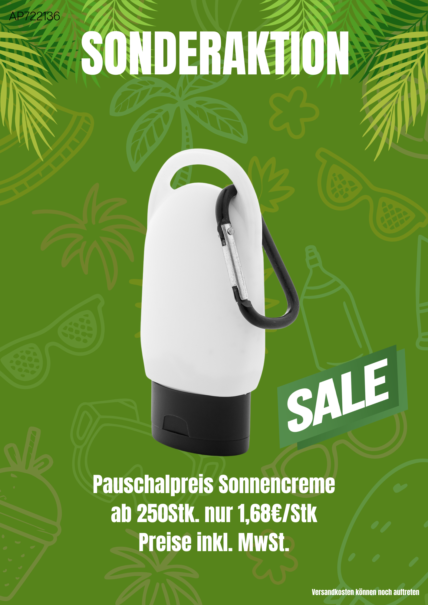 Sonderaktion-Sonnencreme-ab 1,68€ inkl. Druck und MwSt.