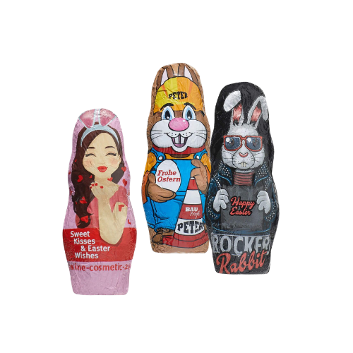 Midi-Schoko-Osterhase- inkl. Layoutservice (Siehe Beschreibung)